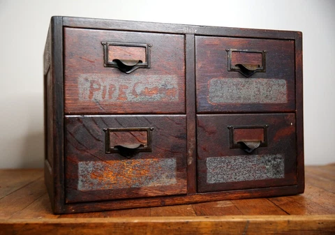 Antique Globe Wernicke File Cabinet Apothecary Industrial library Card Catalog Cover
