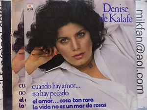 DENISE DE KALAFE Cuando hay amor no hay pecado ARIOLA MEXICO LP 1979 - Picture 1 of 2
