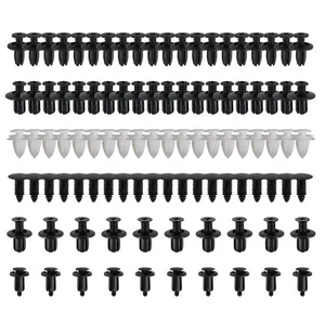 100pcs Car Body Plastic Fender Bumper Tool Trim Retainer Fastener Clips Push Pin - Picture 1 of 6
