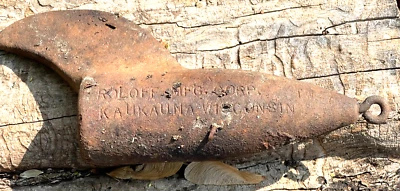Antiguo ancla de barco pesado único de hierro fundido/difícil de encontrar/artículo de coleccionista Foto 1 de 3