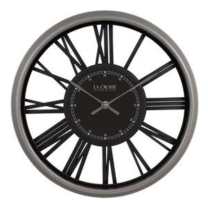 404-3033 La Crosse Clock Co. 13" Oxford Plastic Analog Wall Clock - Picture 1 of 5