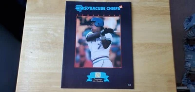 1988 Syracuse Chiefs Program Matts David Wells Toronto Blue Jays MiLB - Image 1 of 4