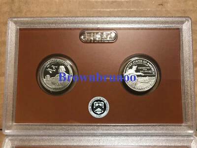 2021 S Proof Quarters ATB Tuskegee + Crossing the Delaware 2 Coins NO BOX COA - Image 1 of 4