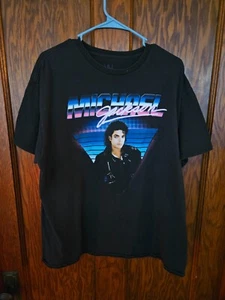 Michael Jackson Black XLarge Bad Tee shirt - Picture 1 of 6