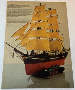 1967 Aurora model kit ad page ~ WHALING SHIP WANDERER ~ The Brig - Picture 1 of 1