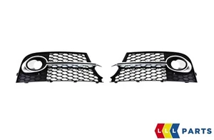 NEW GENUINE AUDI TT MK2 11-14 S-LINE FRONT BUMPER LEFT RIGHT FOG LIGHT GRILL SET - Picture 1 of 3