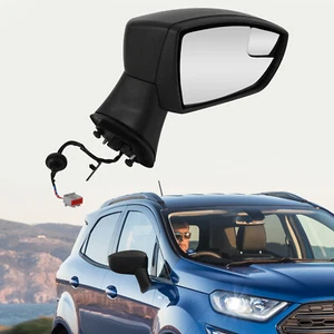 Right Manual Folding Mirror For 2018-2022 Ford EcoSport Passenger Side - Picture 1 of 14