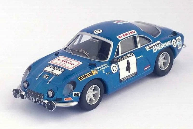 Alpine A110 Renault.RAC Rally 1971 Andersson-Phillips 1:43 TROFEU RRUK23 - Immagine 1 di 1