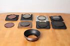 3x3" set of 8 Tiffen and Schnieder filters with 86mm holder
