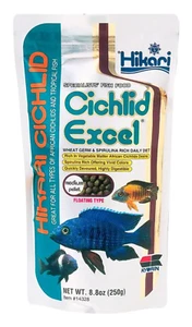 Pellets MD flotantes cíclidos Hikari Excel comida para peces 8,8 oz. - Imagen 1 de 3