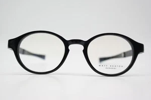 Brille Matt Keaton MK1064 Schwarz Metallic Oval Brillengestell eyeglasses Neu - Picture 1 of 6