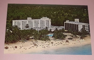 AK Jamaika Hilton Luftaufnahme Ocho Rios Strand Pool 60er - Bild 1 von 2