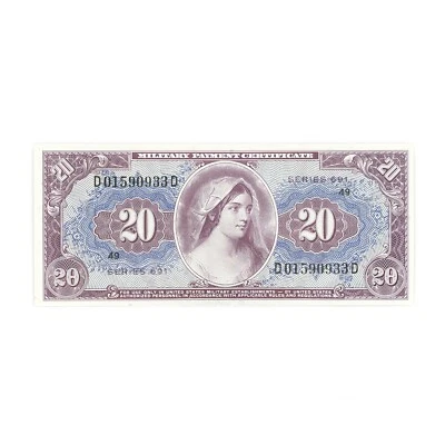 US MPC 20 Dollars Series 691 Superb Gem Unc - Image 1 of 2
