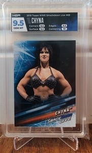 2019 Topps WWE Smackdown Live CHYNA #69 * HGA 9.5 Gem Mint