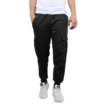 Pantalones deportivos de carga activos forrados de lana para hombre Pantalones Salón Gimnasio S M L XL 2XL Foto 1 de 3