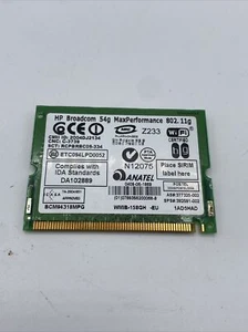 Modulo Scheda WiFi Broadcom BCM94318MPG Rev. 4 wireless board card 54g 802.11g - Afbeelding 1 van 2