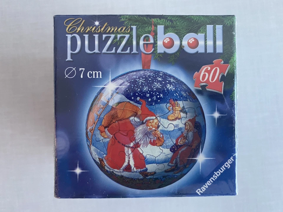 Ravensburger Christmas Puzzle Ball 2005 Manger Scene Ornament