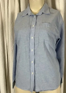 CABIN CREEK Wrinkle Free Blue / Button Down Shirt Womens Plus Size 20w - Picture 1 of 8
