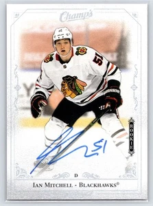 2020-21 Upper Deck Clear Cut #C-IM Ian Mitchell Champs RC AUTO - Picture 1 of 2