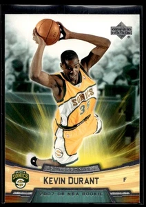Tarjeta de novato 2007-08 cubierta superior Kevin Durant RC SP TARJETA DE NOVATO - Imagen 1 de 2