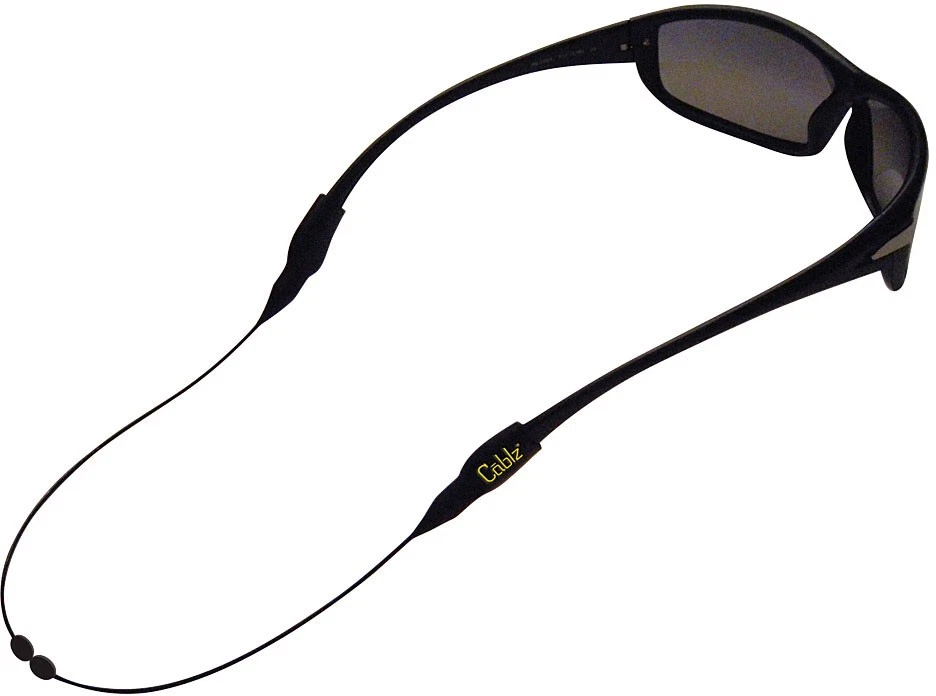 Cablz Zipz Adjustable Sunglasses Holder Black 14in Zipzb14
