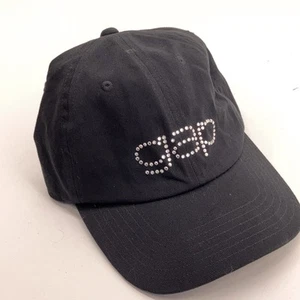 The gap black cotton dad cap bling spell out and heart - Picture 1 of 5