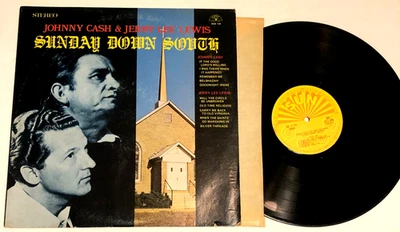 Johnny Cash & jerry Lee Lewis Sunday Down South Lp Sun records G+ - Image 1 of 4