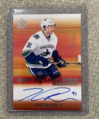 2015 SP Authentic Sign of the Times Rookies /299 Jared McCann #SOTR-JM Auto RC - Image 1 of 2