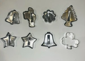 Vintage Metal Cookie Cutters - Lot of 8 - Picture 1 of 4