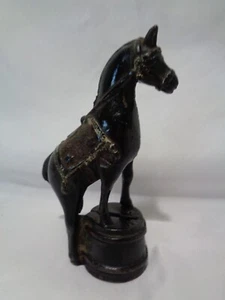 AC Williams USA Original Cast Iron Circus Pony on Tub Coin Still Bank - Picture 1 of 10