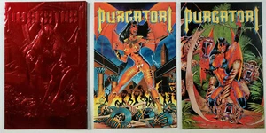 Purgatori # 1, 2, 3 set -Red Foil, Lady Death, Jim Balent, Tarot,Chaos Comics NM - Picture 1 of 1
