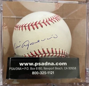 PERFECT Luis Aparicio Single Signed Baseball PSA GRADED 10 Hall of Fame GEM MINT - Picture 1 of 2