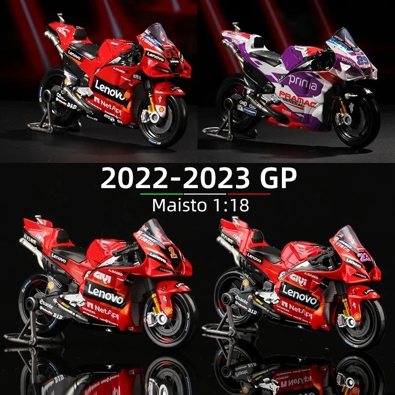 1:18 Motorrad GP Ducati Lenovo Team Racing Model Car with special Features - Bild 1 von 4