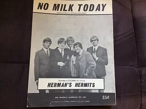 No Milk Today Music Sheet - Picture 1 of 3