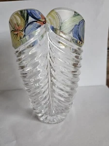 Anna Hutte Bleikristall Lead Crystal Glass Vase Germany 16cm Vintage Flower - Picture 1 of 5
