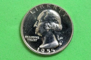 ESTATE FIND 1955 Proof Washington Quarter #M4819 - Picture 1 of 2