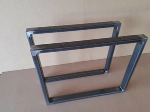 Tischuntergestelle, Piedi per Tavolo IN Metallo, Sagoma 80x40mm - Imagen 1 de 3