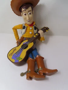 Toy Story 1999 16-17" Poseable Woody with Hat Guitar Holster - Picture 1 of 7