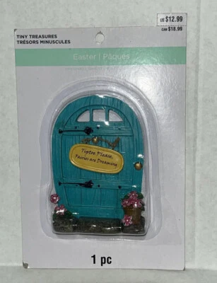 Пасхальные крошечные сокровища мини сказочный сад дверь новый - Изображение 1 из 2