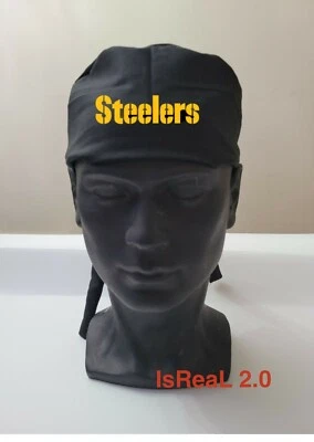 Steelers yellow logo Mens surgical caps, scrub cap, scrub hat, surgical cap - Image 1 of 4
