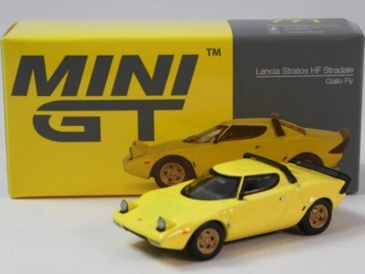 True Scale TSM MINI GT Lancia Stratos HF Stradale 1975 giallo 1/64 MGT00771-L - Immagine 1 di 3