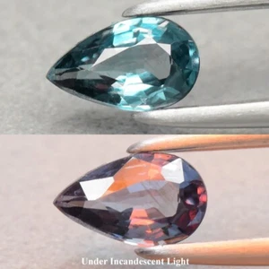 ๐ 0.26ct 5.2x3.2mm Pear Natural Color Change Garnet - Unheated, Madagascar Gem - Picture 1 of 6