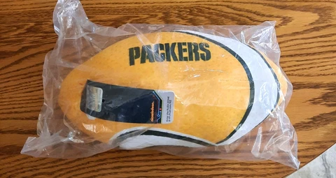 New 2018 Ty Beanie Ballz Rush Zone NFL Green Bay Packers 12" Stuffed Football! Cover