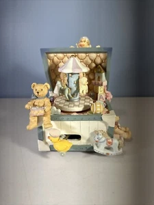 Vintage San Francisco Music Box Company Animated Toy Chest Play Baby shower Gift - Picture 1 of 10