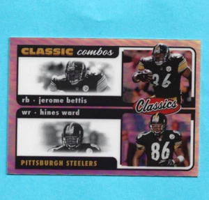 Combos clásicos Panini 2022 Hines Ward Jerome Bettis #CC-10 HOF - Imagen 1 de 1