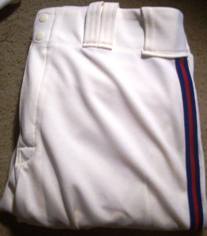 PHILADELPHIA PHILLIES Game Used/Issued Majestic CREAM BASEBALL PANTS Cover