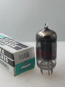 1969 GE 8106 NOS NIB 7000gm Grey Glass Black Plate Serious Tubes S846 - Picture 1 of 4