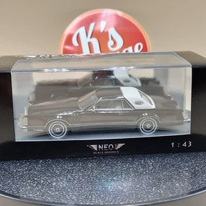 NEO 1/43 Lincoln Continental Mark V Coupe 1978 Black 43551 resin model - Picture 1 of 7
