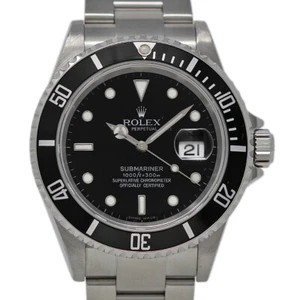 Rolex Submariner 16610 40mm Stainless Steel 2007 Box/Paper/1YrWTY #637-1 - Picture 1 of 5
