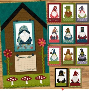 Gnome for the Holidays Calendar Quilt Pattern - Picture 1 of 12